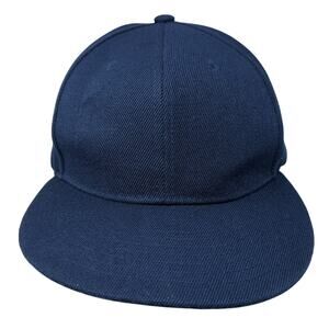 Chok Lids Snapback Cap Blue One Size Adjustable Vented Holes 6 Panel Blank